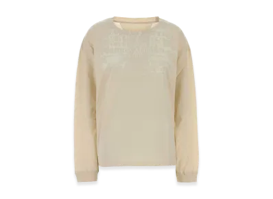 Maison Margiela Women's Cotton T-Shirt "White/Sand"