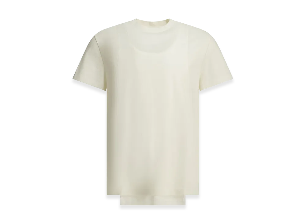 Maison Margiela Women's Double Layer Crew-Neck T-Shirt "White"