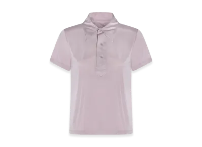Maison Margiela Women's Polo Shirt with Buttons "Pink"