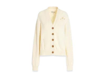 Maison Margiela Women's Decontracte Cardigan "Ivory"