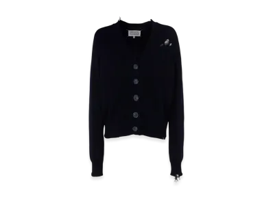 Maison Margiela Women's Decontracte Cardigan "Dark Blue"