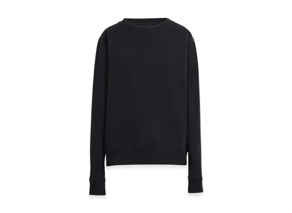 Maison Margiela Women's M Logo Embroidered Sweatshirt "Black"