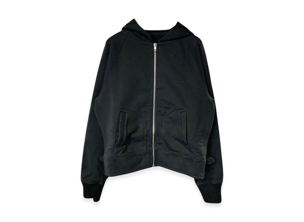 Maison Margiela Women's Cotten Zip Up Hoodie "Black"