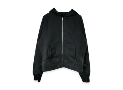 Maison Margiela Women's Cotten Zip Up Hoodie "Black"