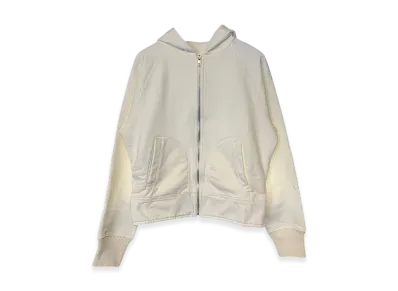 Maison Margiela Women's Cotten Zip Up Hoodie "White"