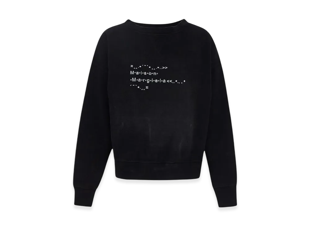 Maison Margiela Women's Font Generator Sweatshirt "Black"