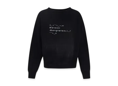 Maison Margiela Women's Font Generator Sweatshirt "Black"