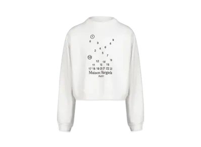 Maison Margiela Women's Logo Sweatshirt "White"