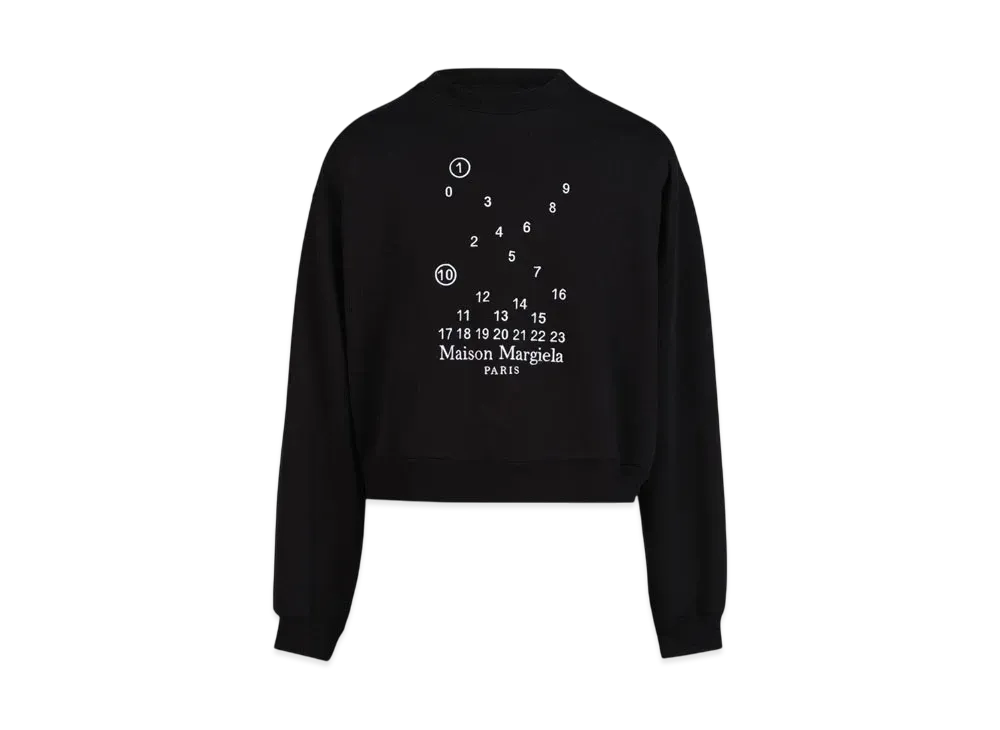 Maison Margiela Women's Logo Sweatshirt "Black"