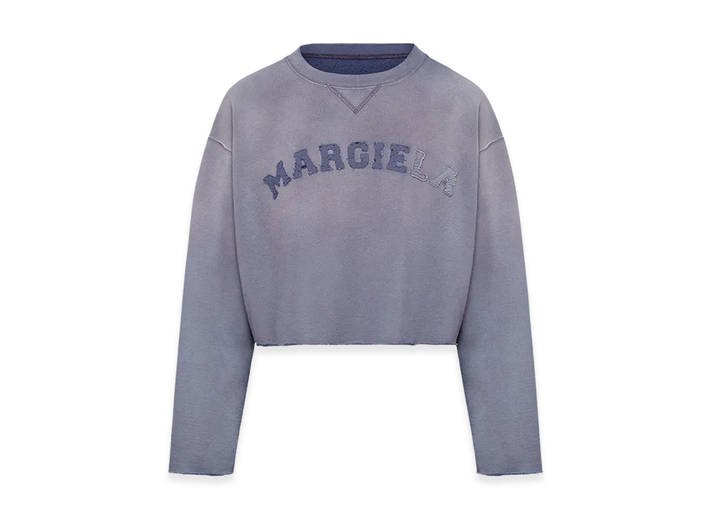 Maison Margiela Women's Logo Vintage Cotton Sweatshirt "Lilac"