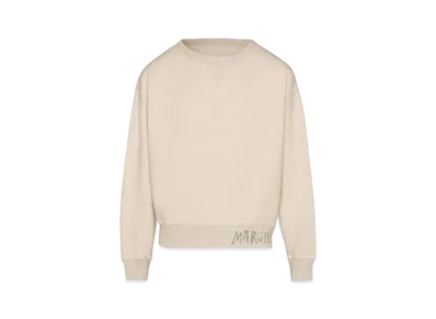 Maison Margiela Logo Sweatshirt "Cream"