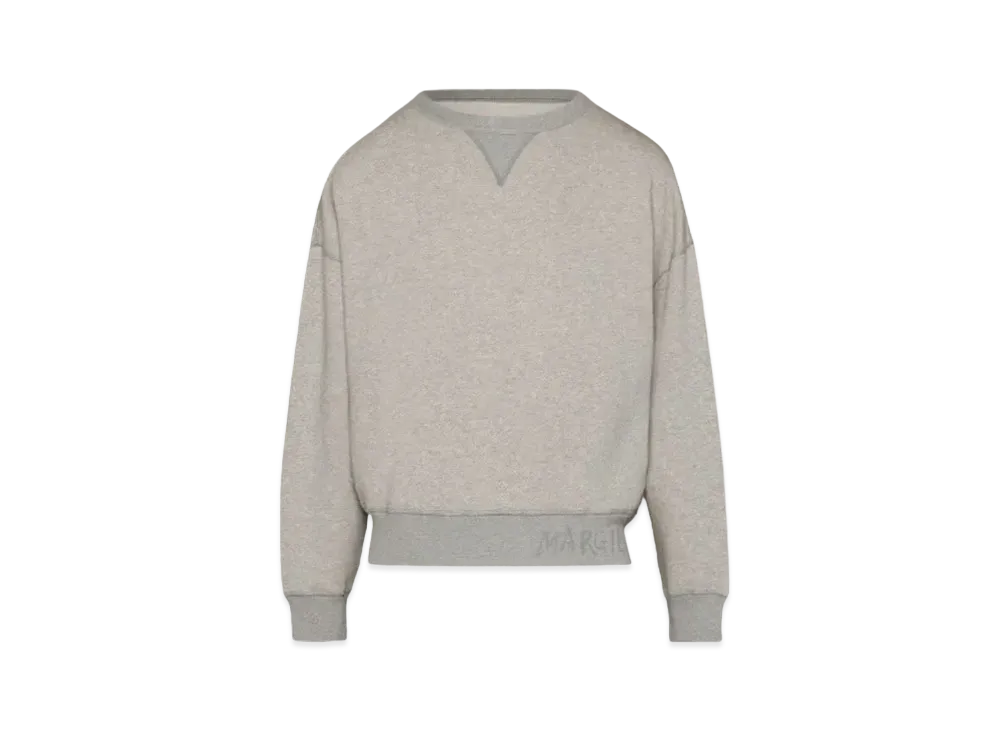 Maison Margiela Logo Sweatshirt "Melange Gray"