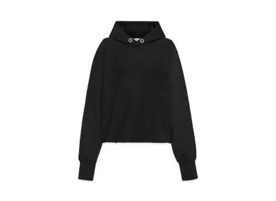 Maison Margiela Women's Firm Fleece Hoodie "Black"