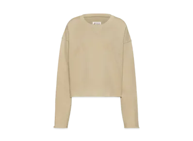 Maison Margiela Women's Firm Fleece Sweatshirt "Pink Beige"