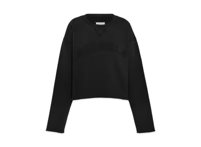 Maison Margiela Women's Firm Fleece Sweatshirt "Black"