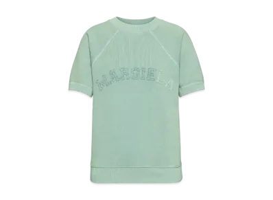 Maison Margiela Women's Short Sleeve Sweatshirt "Baby Blue"