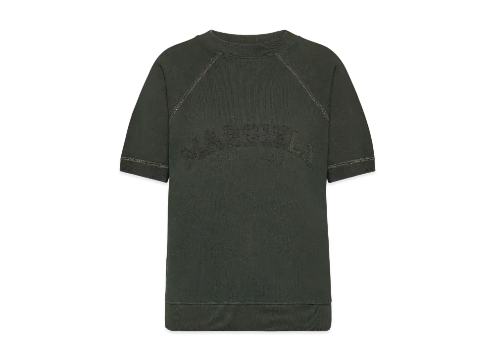 Maison Margiela Women's Short Sleeve Sweatshirt "Black"