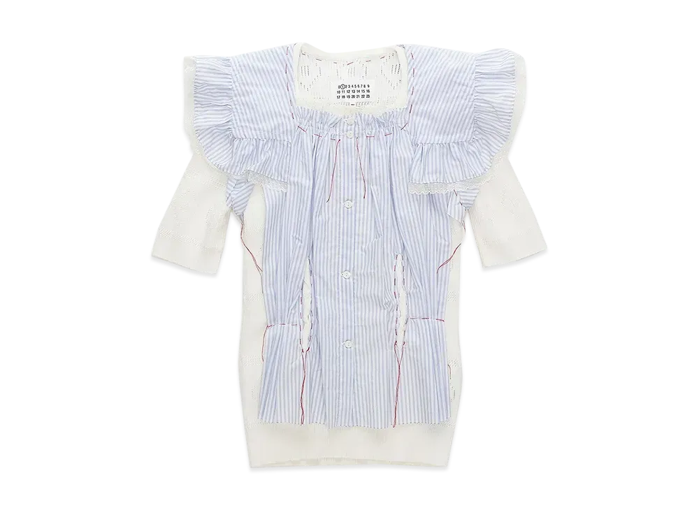 Maison Margiela Women's Shirt "White/Blue"