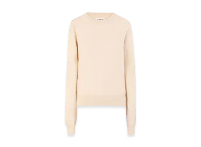 Maison Margiela Women's M Logo Embroidered Sweater "Beige"