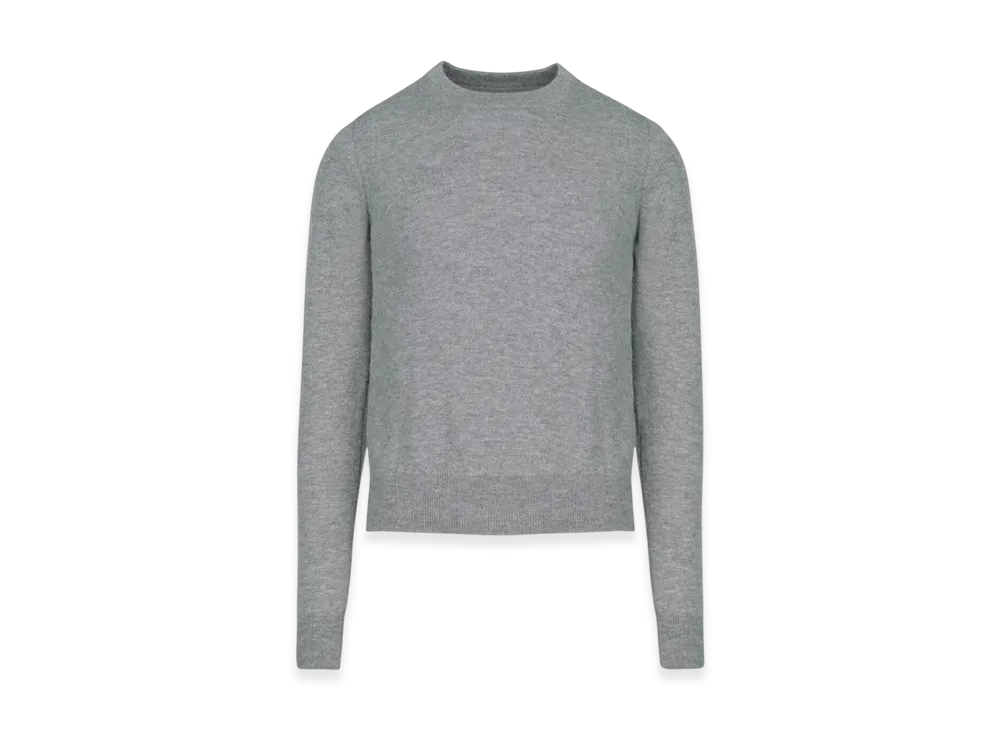 Maison Margiela Women's Crewneck Wool Sweater "Grey"
