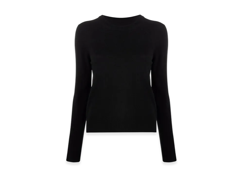 Maison Margiela Women's Crewneck Wool Sweater "Black"