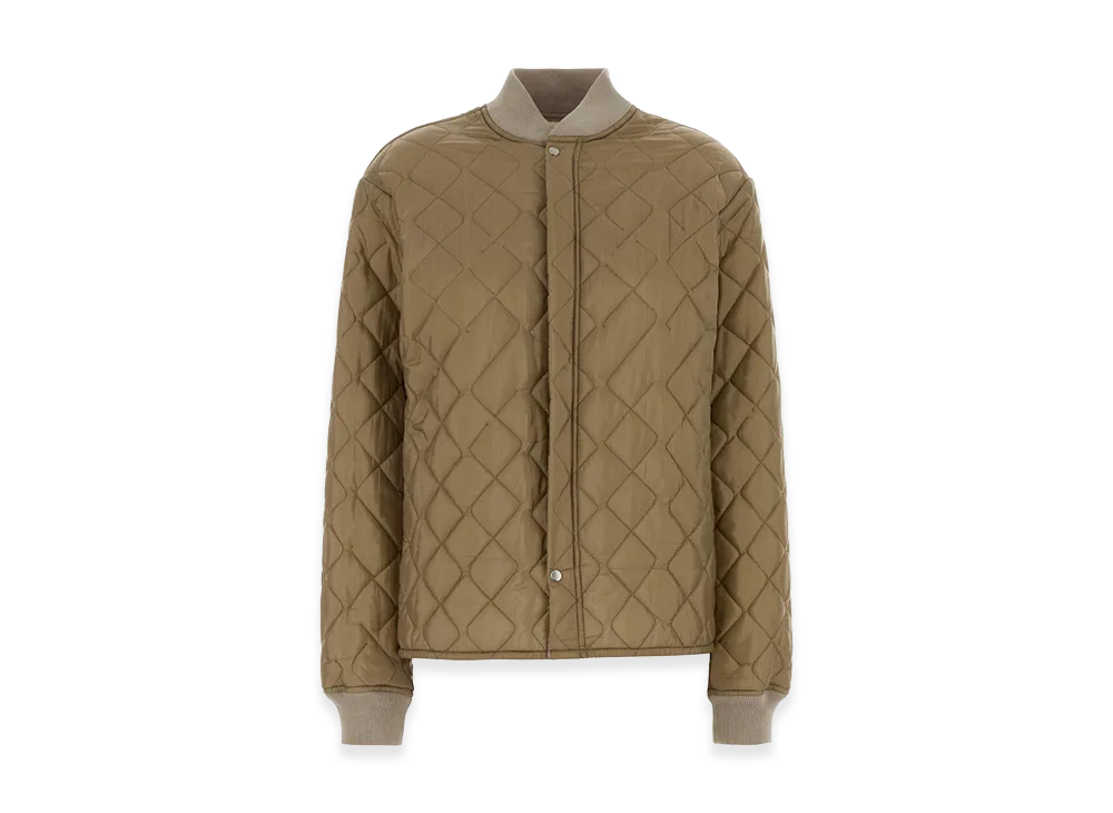 Maison Margiela Women's Beige Nylon Bomber Jacket "Beige/Tan"