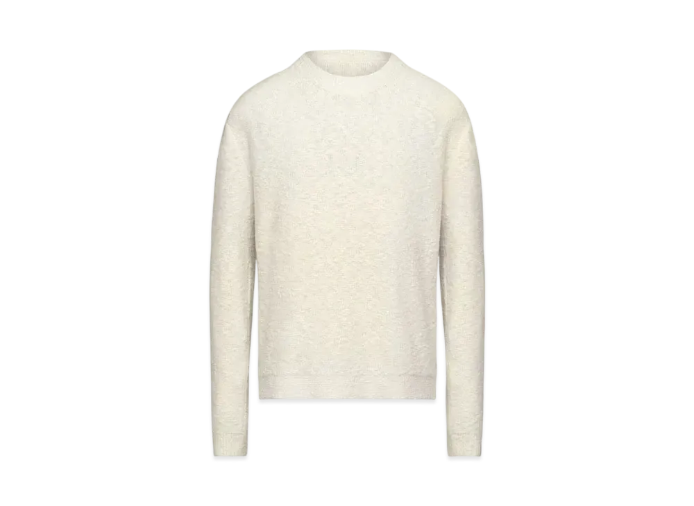 Maison Margiela Men's Nostalgic Boucle Knit Tops "White"