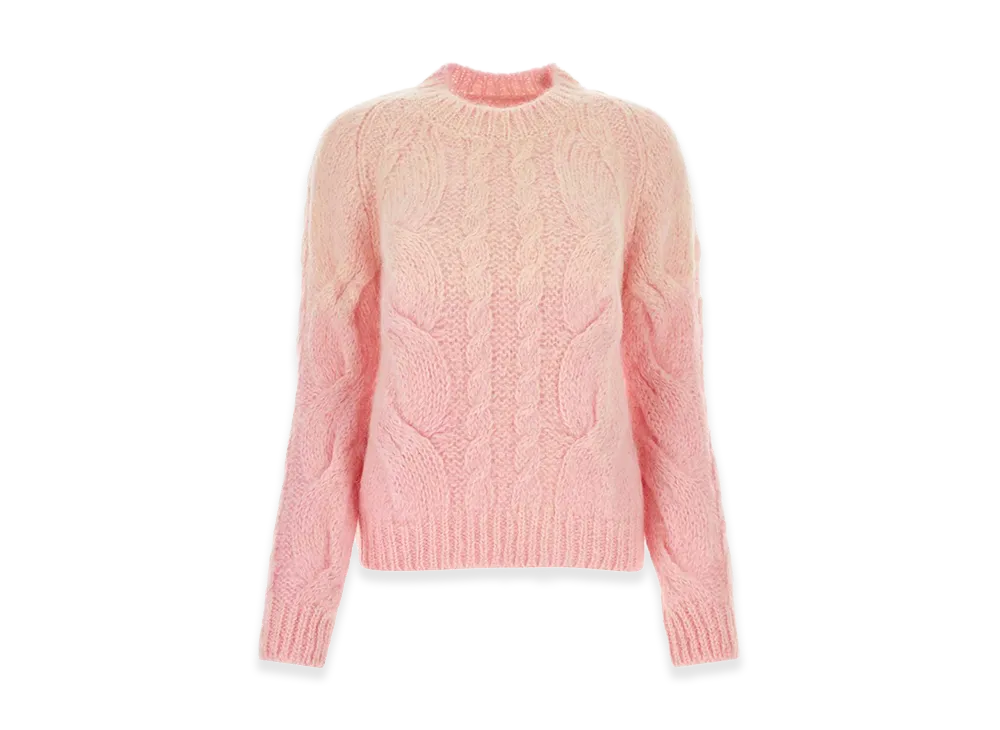Maison Margiela Women's Mohair Blend Sweater "Pink"