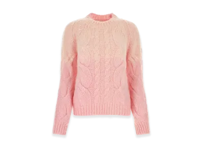 Maison Margiela Women's Mohair Blend Sweater "Pink"