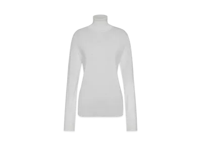Maison Margiela Men's Merino Wool High Neck Sweater "White"