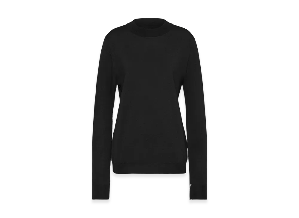 Maison Margiela Women's Merino Wool Sweater "Black"