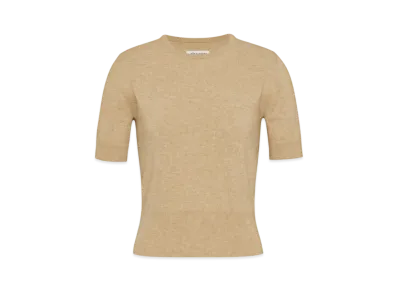 Maison Margiela Women's Wool Top "Walnut"