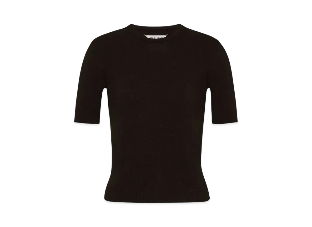 Maison Margiela Women's Wool Top "Brown"