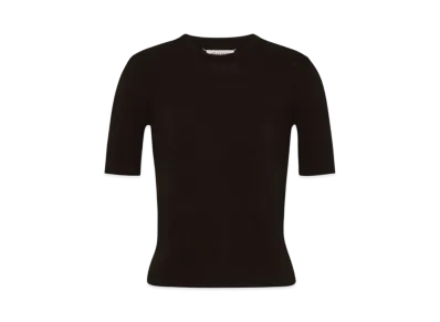 Maison Margiela Women's Wool Top "Brown"
