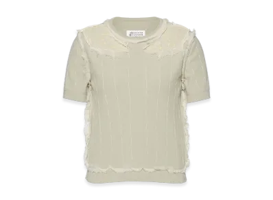 Maison Margiela Embroidered Knit Top "Green"
