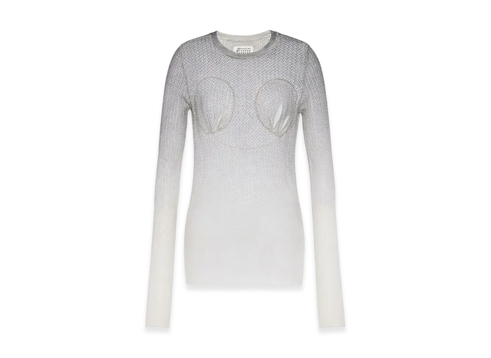 Maison Margiela Sheer Knit Top "Dirty Wash"