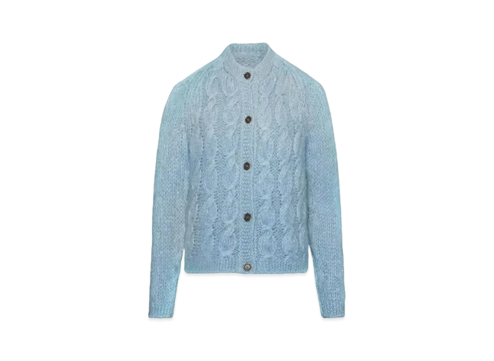 メゾンマルジェラ フェイデッド モヘアカーディガン 