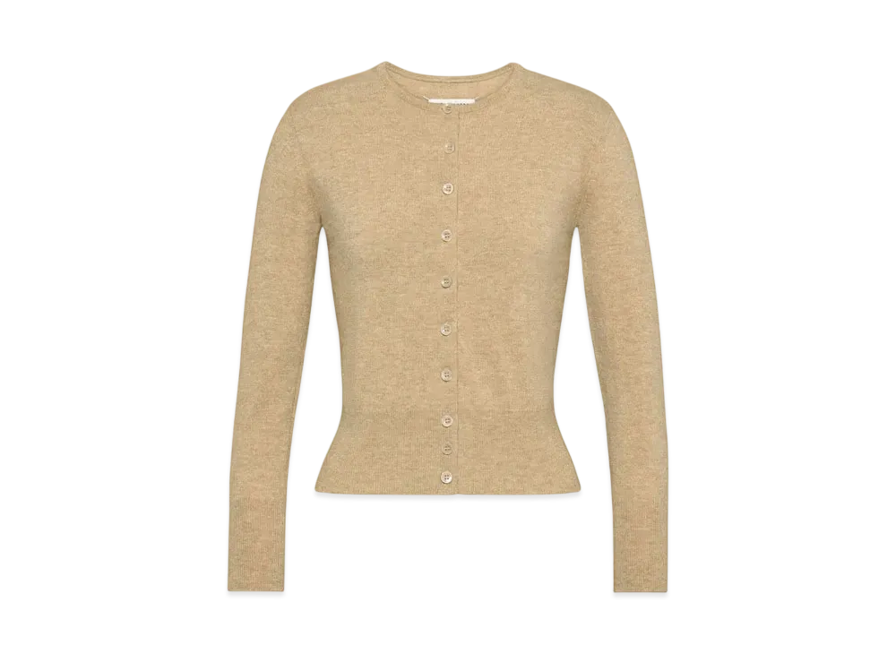 Maison Margiela Women's Wool Cardigan "Walnut"