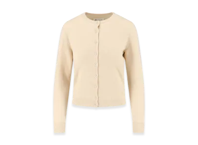 Maison Margiela Women's Cardigan In Lana "White"