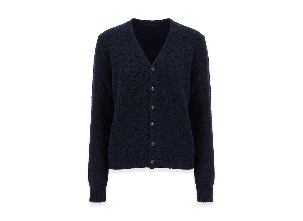 Maison Margiela Women's Virgin Wool Cardigan "Blue"