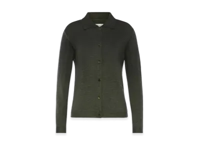 Maison Margiela Wool Blend Cardigan "Green"