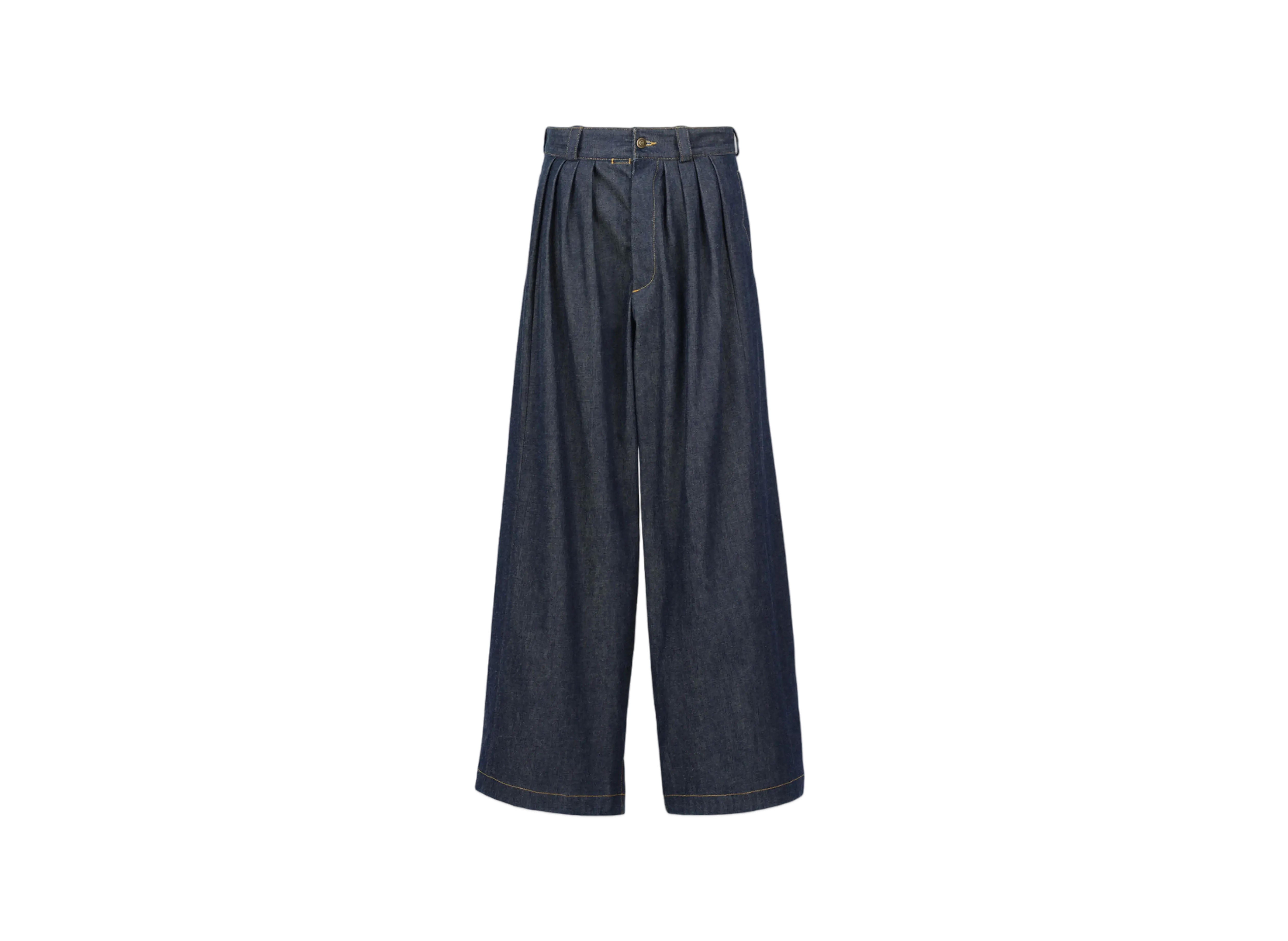 Maison Margiela Women's Pleated Trousers "Blue"