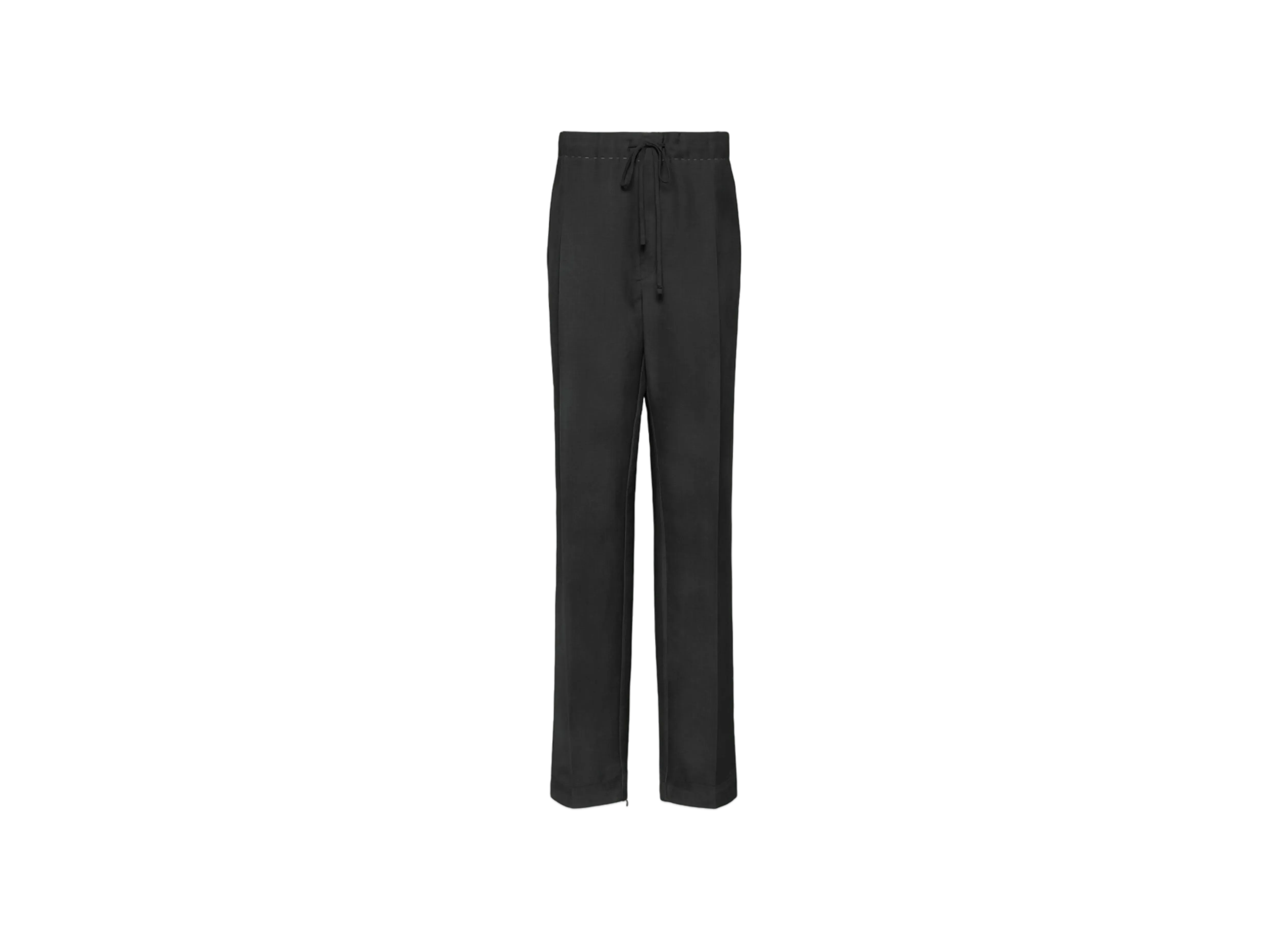Maison Margiela Women's Wool Mohair Trousers "Dark Avion"