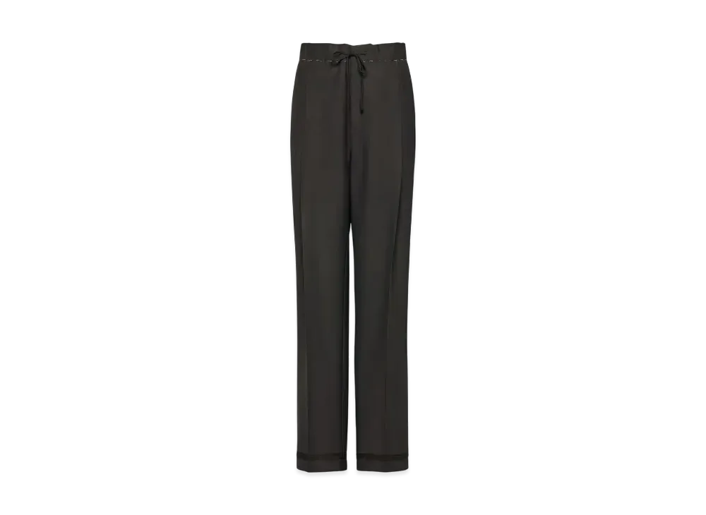 Maison Margiela Women's Mohair Trousers "Blue"