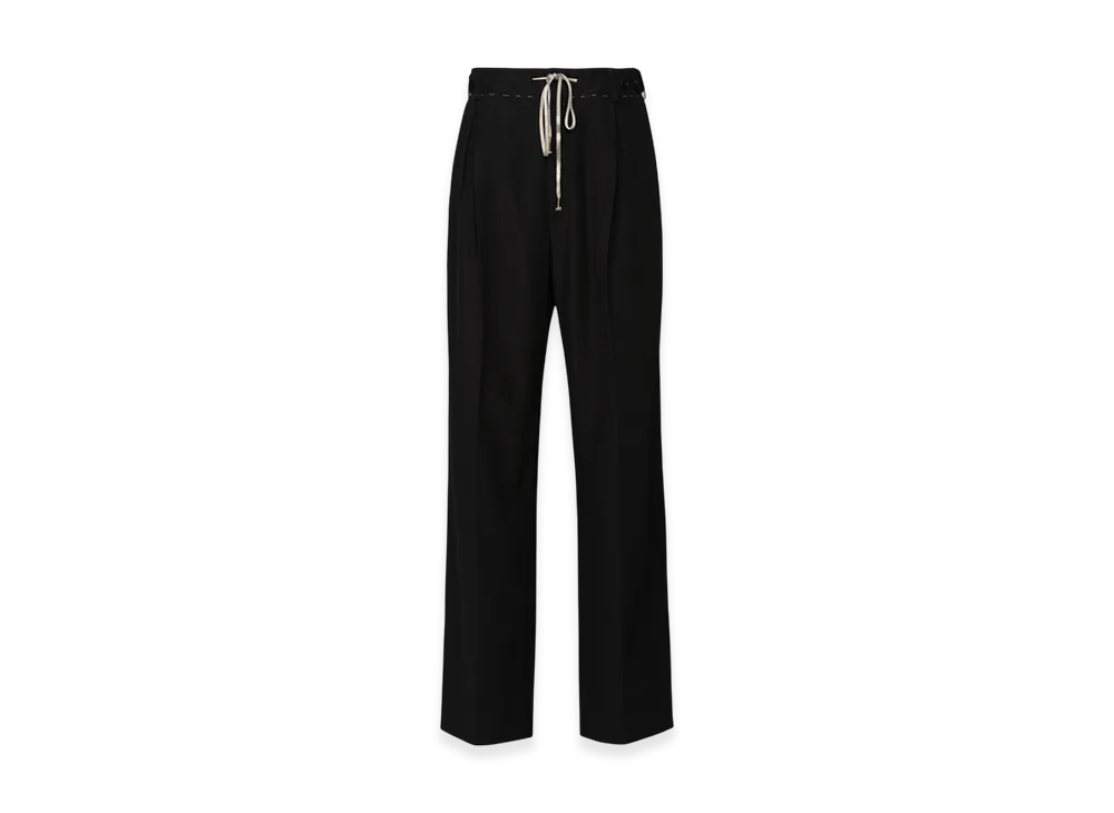 Maison Margiela Women's Cotton Moire Trousers "Black"