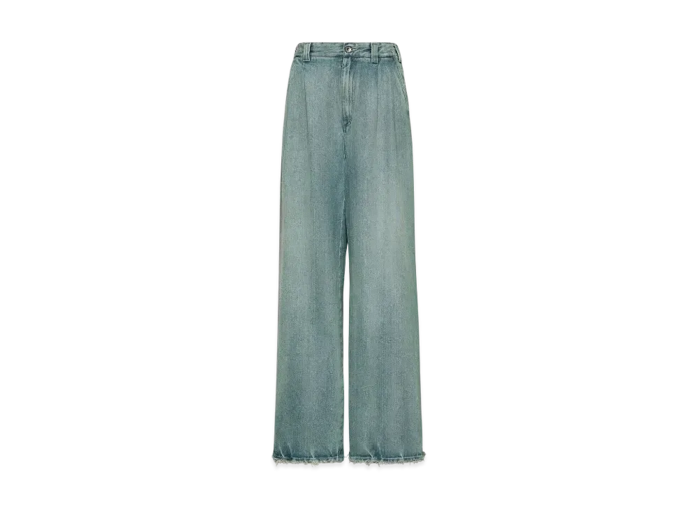 Maison Margiela Women's Pleat Jeans "Light Blue"