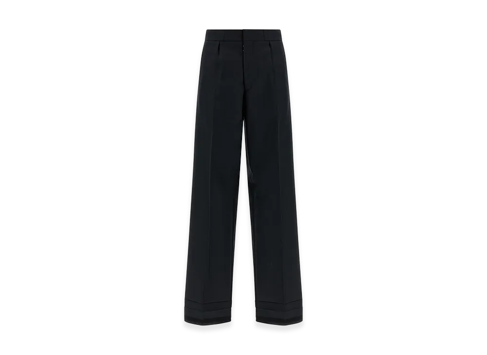 Maison Margiela Women's Herringbone Trousers "Black"