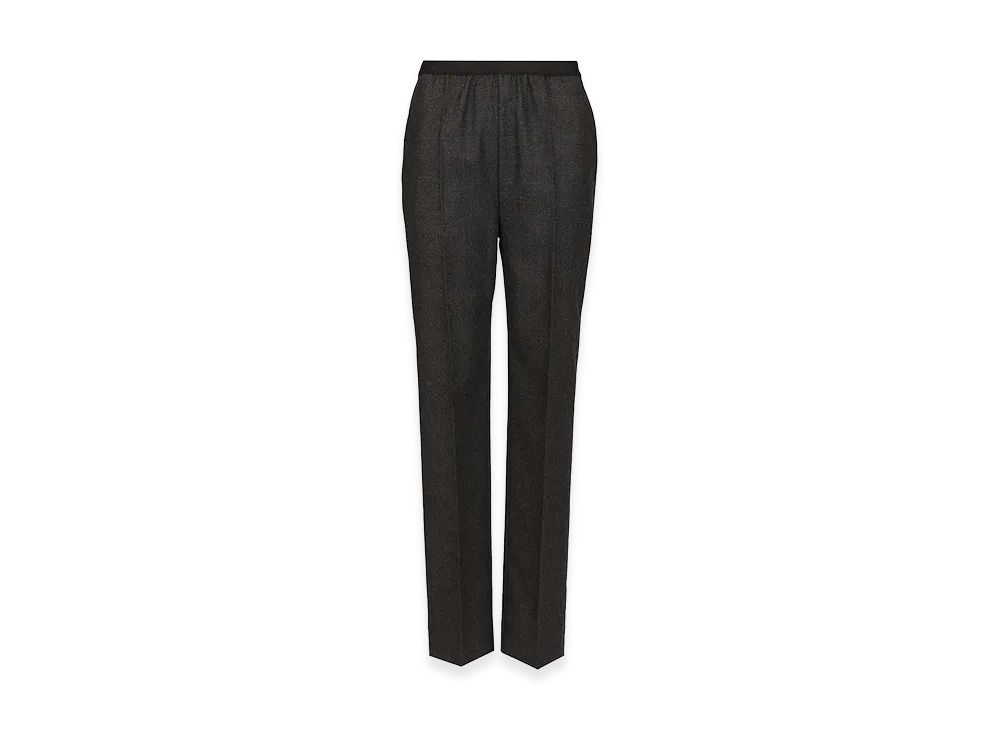 Maison Margiela Women's Straight-Leg Pants In Wool "Gray"