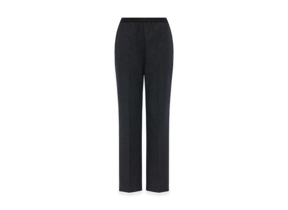 Maison Margiela Wool Straight Leg Trousers "Dark Gray"