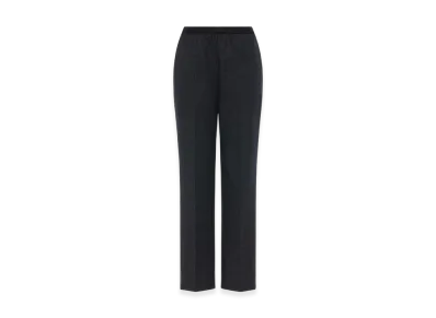 Maison Margiela Wool Straight Leg Trousers "Dark Gray"